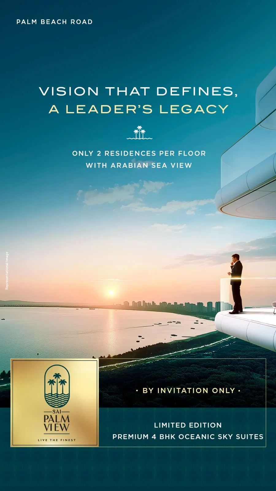 Sai Palm View Nerul Sea View Deck